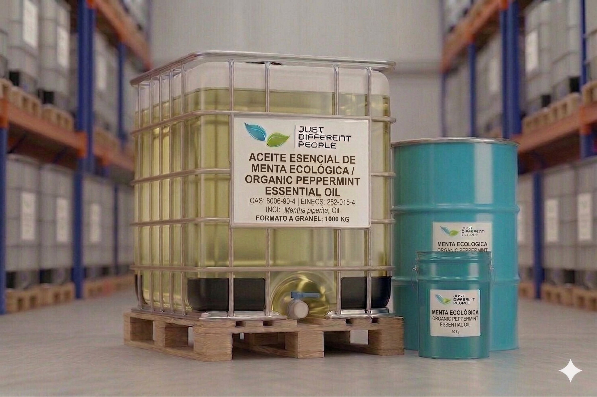 Aceite esencial de menta ecológico